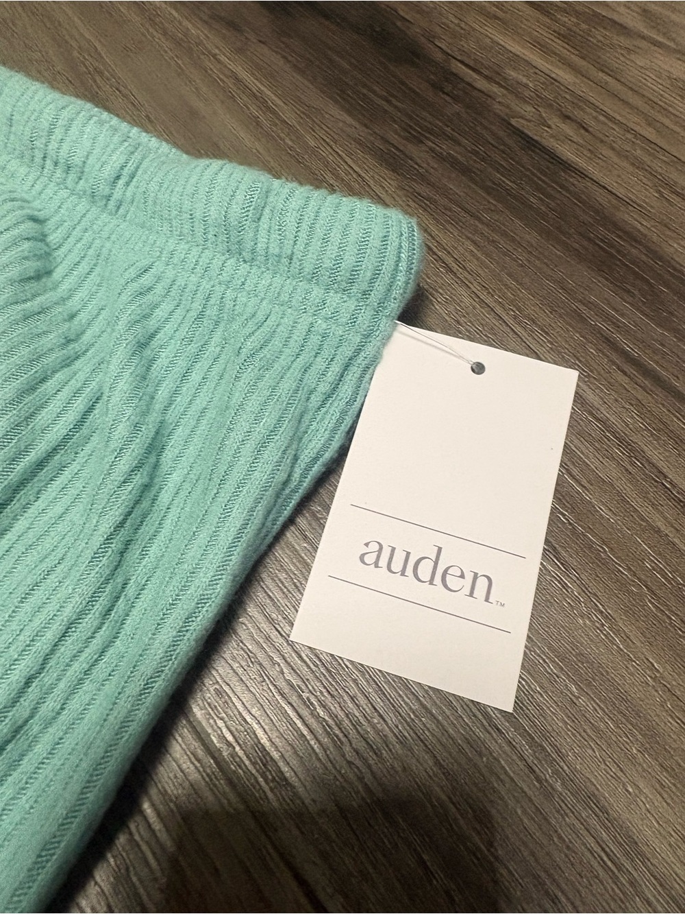Auden Mint Ribbed Knit Top - Picture 7 of 8